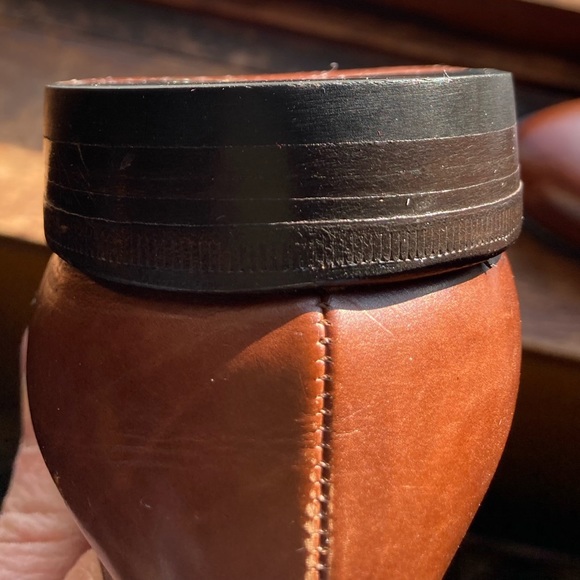 COACH beatle-boots gorgeous NEW unworn ALL LEATHER ladies shoe - Picture 4 of 8